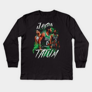 Jayson Tatum MVP Kids Long Sleeve T-Shirt